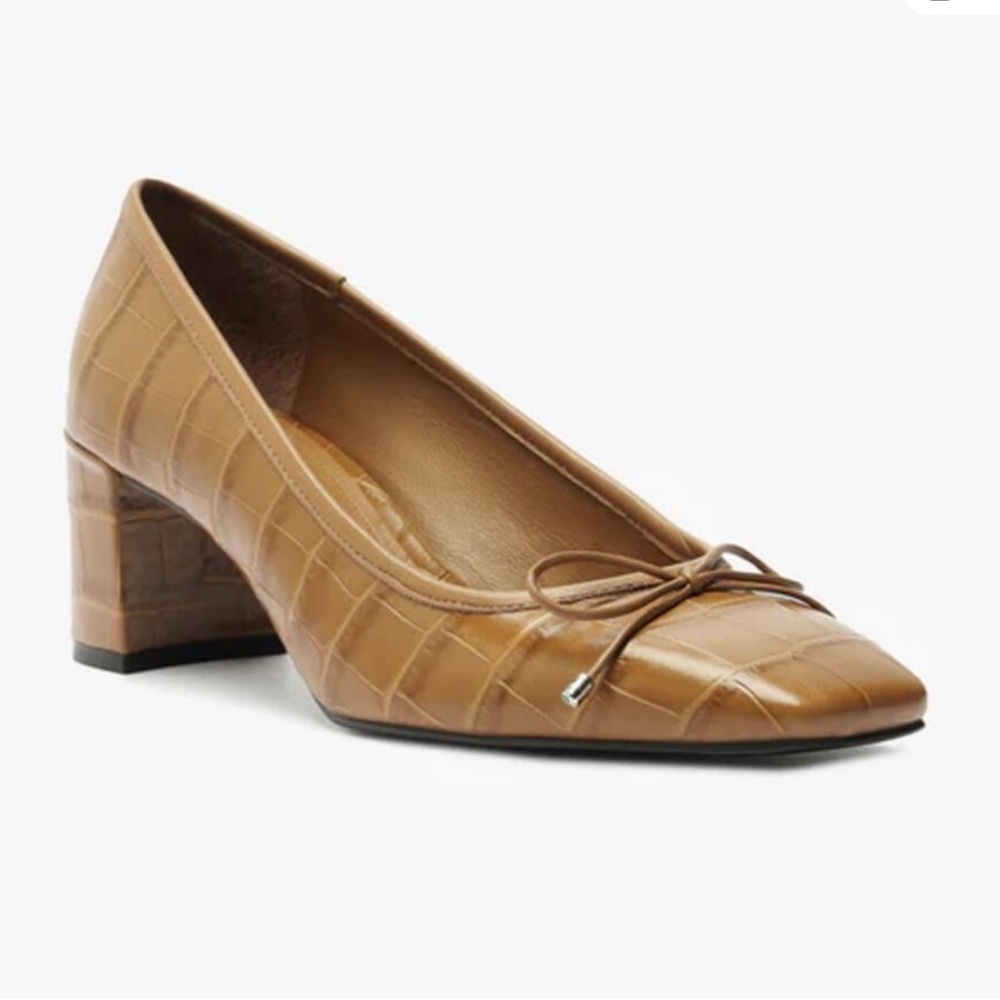 Schutz Arissa Pistachio Block Heel Pumps